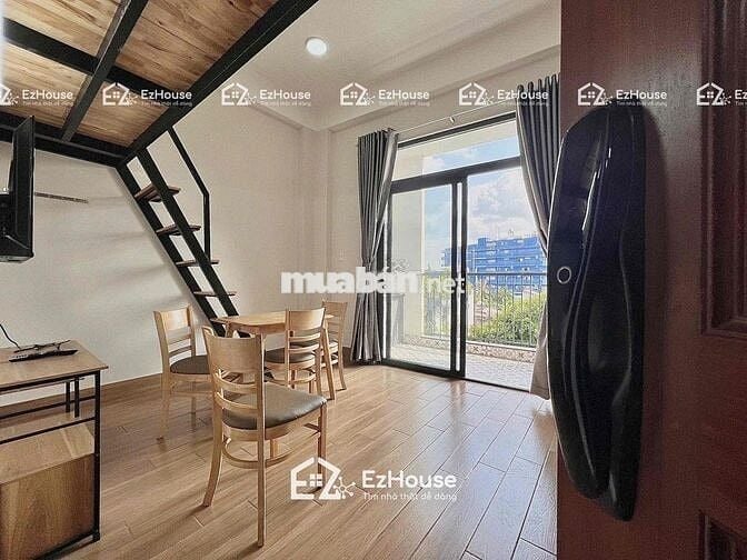 🍑Duplex Ban Công Tách Bếp Thang Máy Bảo Vệ Full Nội Thất
