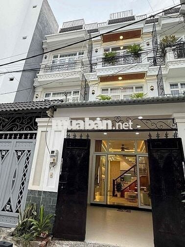 Nhà 3 lầu 4x15 Thạnh Lộc 13 đường xe hơi