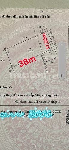 Bán 2 Lô liền nhau, MT Phạm Thị Chi, Đông Thạnh, Cần Giuộc, LA