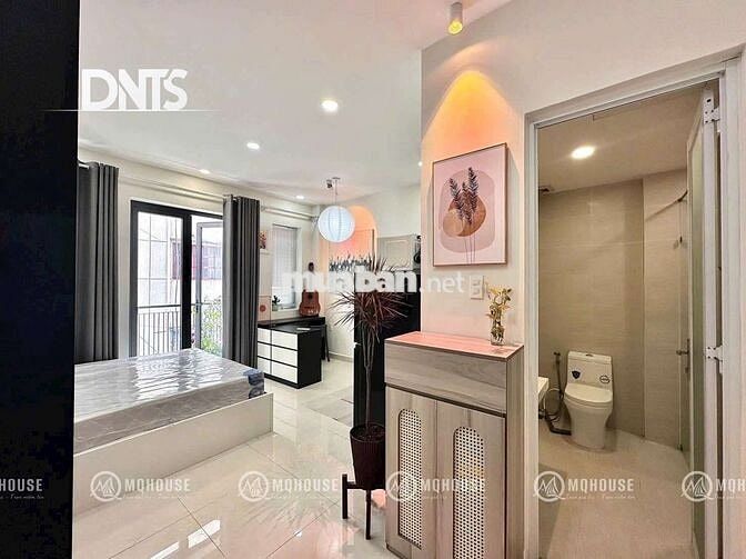 Cho thuê căn hộ ban công mới Quận 1 gần Bệnh viện Từ Dũ, Chợ Bến Thành