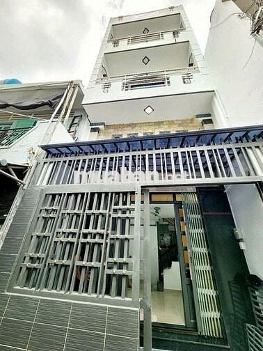 BÁN NHÀ 4 TẦNG, NỞ HẬU, HẺM 3M THÔNG, TRƯỜNG CHINH, GIÁ 4,4 TỶ CÒN TL