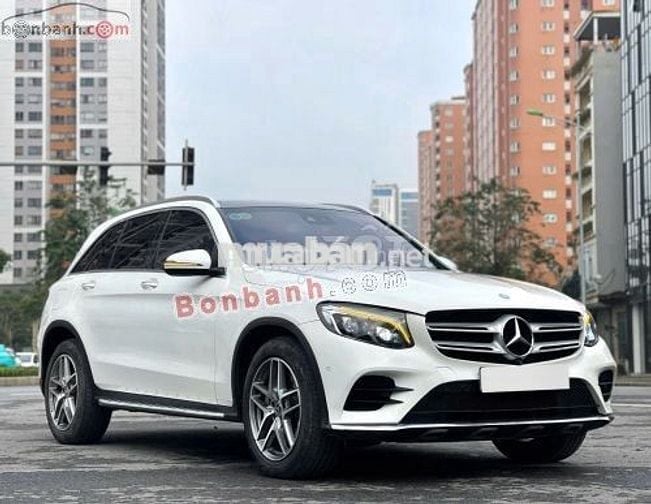 Mercedes GLC300 4matic 2017 trắng kem
