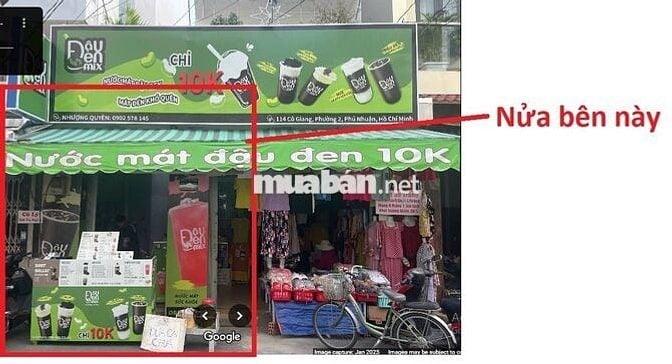 Mặt bằng kinh doanh ăn sáng 10m2 đường Cô Giang quận Phú Nhuận