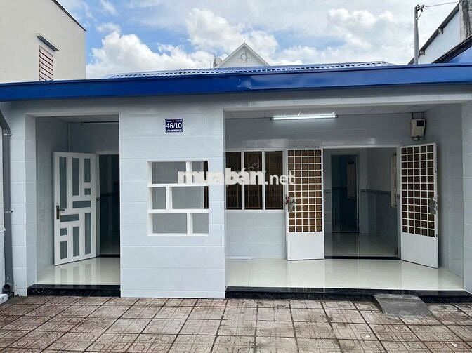 Nhà hẻm ôtô mới hoàn thiện , 2 phòng ngủ, 1 khách, 1 bếp, 2 toilet