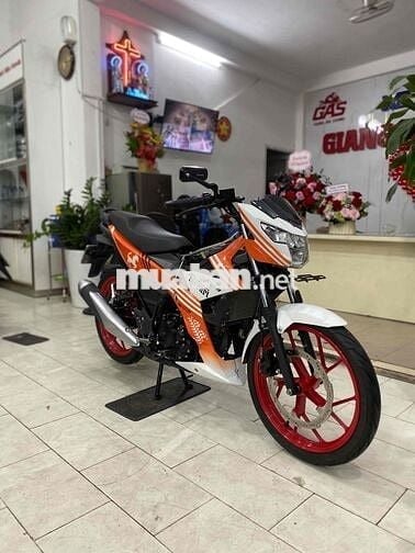 Suzuki Satria 150 đk 2022 màu trắng cam BSTP