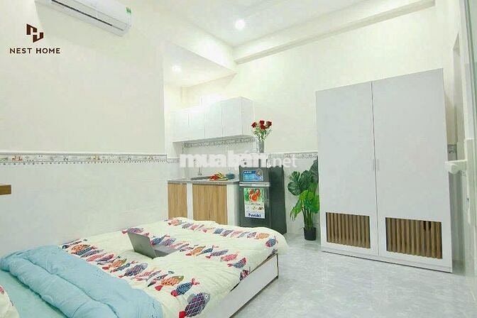 CĂN HỘ 1PN KHÔNG GÁC NGAY CHỢ HẠNH THÔNG TÂY CÔNG VIÊN PHẦN MỀM COOP.