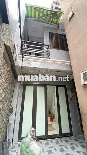 cho thuê nhà mới 100% 3 tầng lầu 2pn 3wc có sẵn máy lạnh, nước nóng