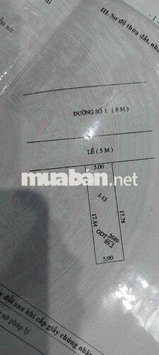 Bán nền Trục Thông VÕ NGUYÊN GIÁP ĐƯỜNG TRẦN VĂN SẮC KDC NTS