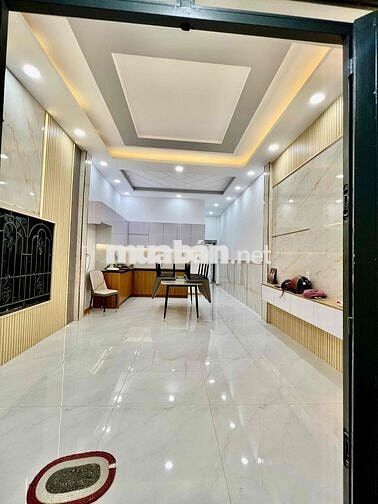 Nhà Mới Xây DT 60m2 Cấp 4 (2Pn,1Wc Sân Xe Máy Hẻm Ba Gác Nội Thất