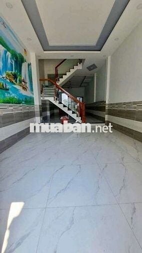 Nhà 1 lầu 2 phòng+sân thượng.nhà mới sạch sẽ