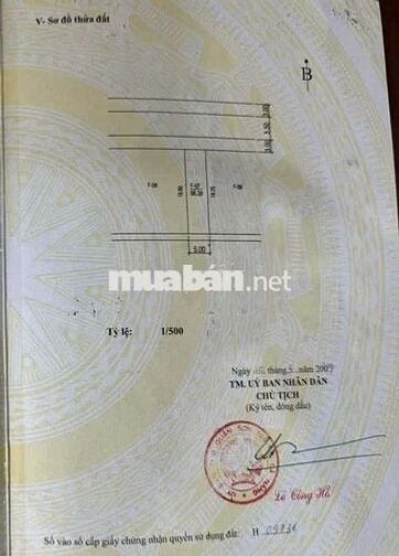 ☘️ Bán lô đất NGUYỄN XUÂN KHOÁT ☘️
☘️ Diện Tích  : 98,38m2...ngang 5m.