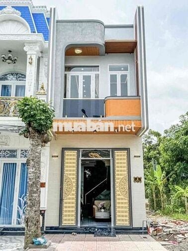 KDC CỬU LONG, CHỢ BÀ BỘ NHÀ TRỆT LẦU MỚI ĐẸP FULL NỘI THẤT ĐƯỜNG SỐ 2