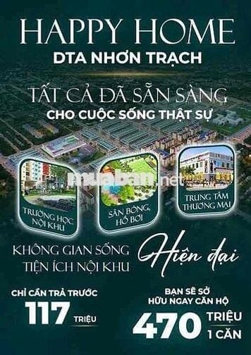 Căn hộ Nhà ở xã hội ở cụm 9 KCN Nhơn Trạch, Đồng Nai giá từ 470 triệu