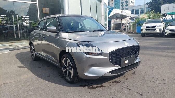 Suzuki Swift 2025 màu xám giao ngay