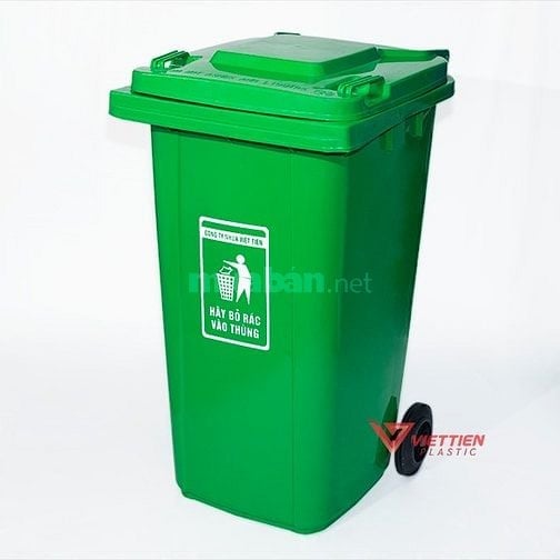 Thùng rác 360L – Giải pháp chứa rác dung tích lớn cho đô thị và công n