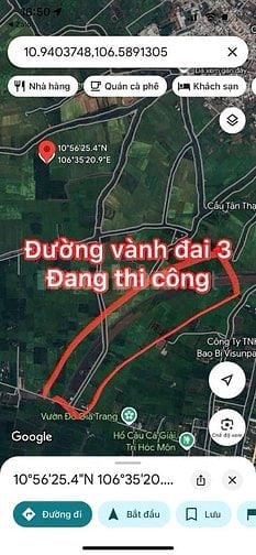 Cần bán 2045m2 đất trồng cây lâu năm,Tân Thạnh Đông, Củ Chi giá 1ty950