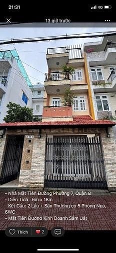 🏠 NHÀ BÁN ĐƯỜNG 3052 PHẠM THẾ HIỂN P7 Q8 