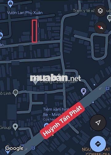 Bán đất 468m2 Phú Xuân - Nhà Bè, TPHCM