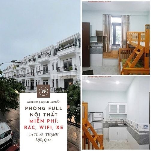 STUDIO QUẬN 12 BAN CÔNG & CỬA SỔ_NẰM TRONG KHU BIỆT THỰ_AN NINH CỰC TỐ