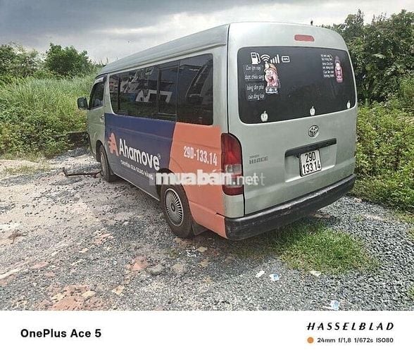 Em bán toyota hiace 2008 máy dầu 6 trỗ tải 950kg