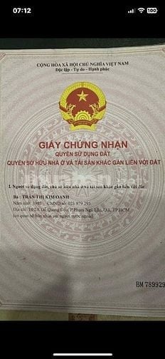  Hẻm -391 ,htp ,Q7- dt- 4x7 đúc trệt lầu 2pn ,2wc , Hẻm đang đỗ bê tôn