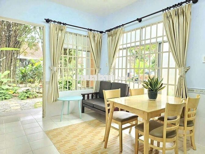 6tr Nhà full nội thất khu compound an ninh sân vườn rộng 1pn