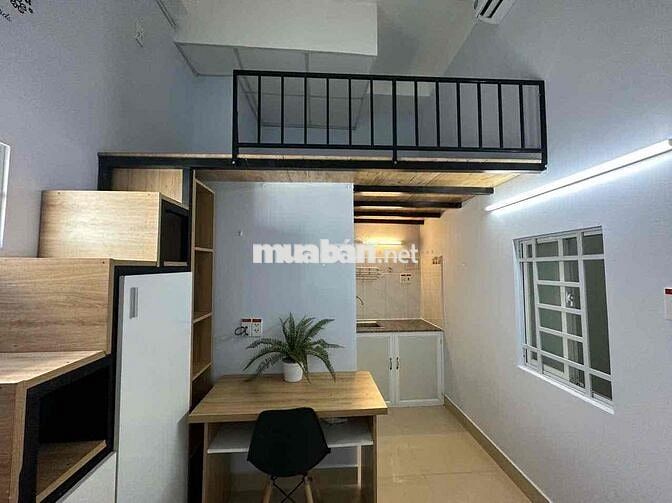 PHÒNG GÁC FULL NỘI THẤT GẦN ETOWN, CHỢ, SÂN BAY, CÁC TRƯỜNG ĐẠI HỌC