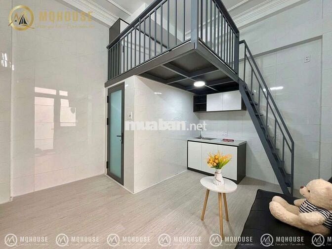 Căn hộ có gác CMT8 gần CV thỏ trắng BV thống Nhất ngã 4 Bảy Hiền
