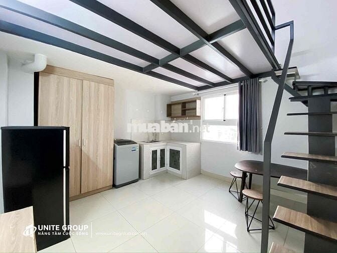 Căn hộ duplex gác cao 30m2 giá chỉ 5,3triệu gần ĐH TÀI CHÍNH MARKETING