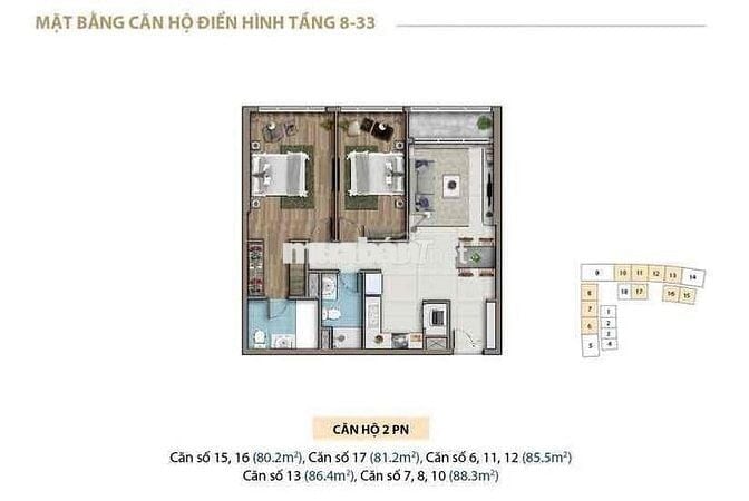 Cần bán căn hộ tầng 33 chung cư saigon royal