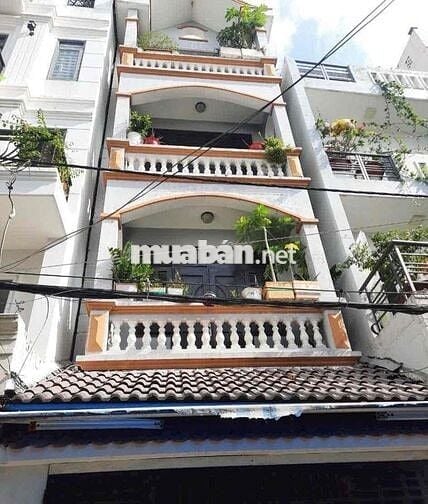 cho thuê nhà hxh phạm văn chiêu p14 (4x12) trệt , 2 lầu , st 4pn , 3wc