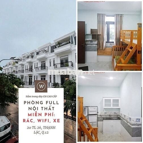 STUDIO CỬA SỔ_AN NINH TỐT_CÁCH TRƯỜNG ĐH NGUYỄN TẤT THÀNH Q.12 7P TỚI