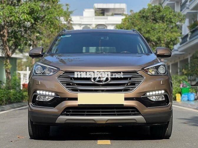 Bán xe Santafe 2.4AT 2017 máy xăng zin