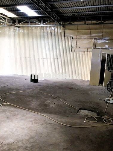 cho thuê kho nhà xưởng 300m2 đường Ụ Ghe phường Tam Phú hẻm xe hơi