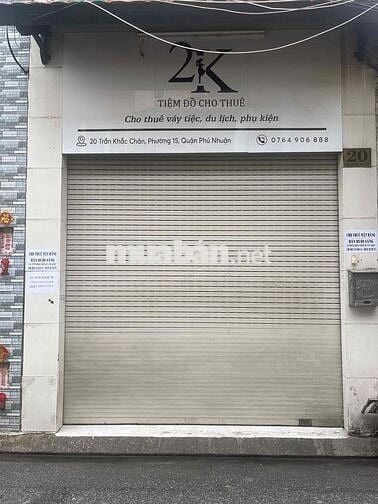 Cho thuê mặt bằng trung tâm Phú Nhuận 56m2