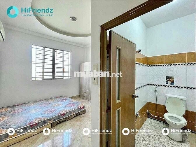 Studio mới xây cửa sổ thoáng gần đại học Huflit Ba Gia