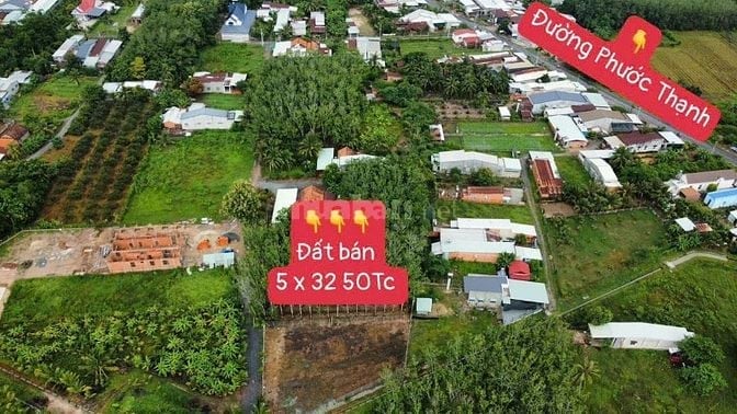 160m2 thổ cư, nằm giữa KCN Phước Đông và TT Gò Dầu. 430tr 