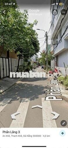 BÁN ĐẤT ĐƯỜNG PHẦN LĂNG 3  THANH KHÊ