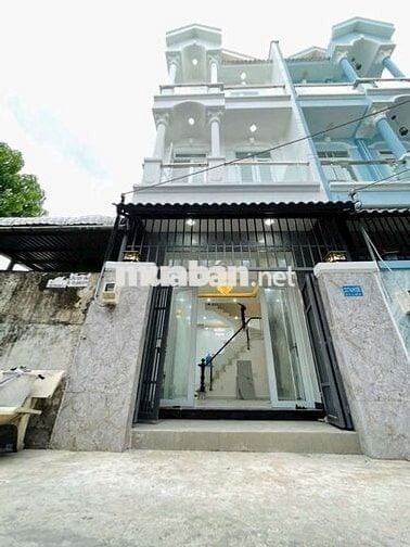 Nhà hxh shr hoàn công đủ Huỳnh Tấn Phát hỗ trợ vay Nhà Bè 3 tầng 4pn