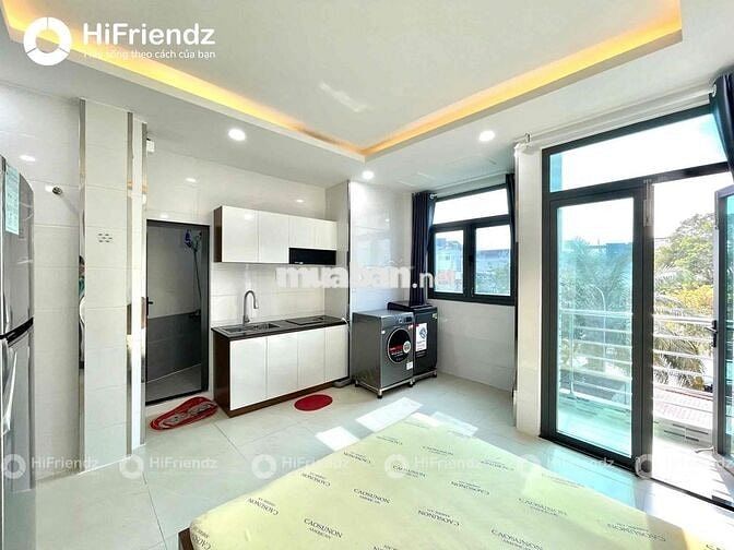 STUDIO FULL NỘI THẤT BANCOL GẦN VÒNG XOAY LÊ ĐẠI HÀNH GẦN UEH, HSU, SP