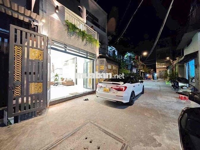 Nhà Phố Mới Keng Xe Hơi Vào Nhà Trương Thị Hoa (4x20m) 3PN 18tr