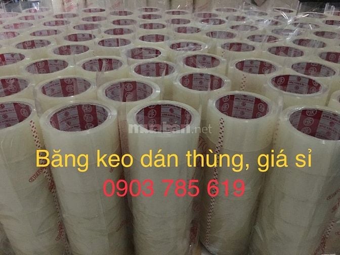 Băng keo tại Đức Hòa - Long An, màng quấn bọc hàng PE, giá sỉ.