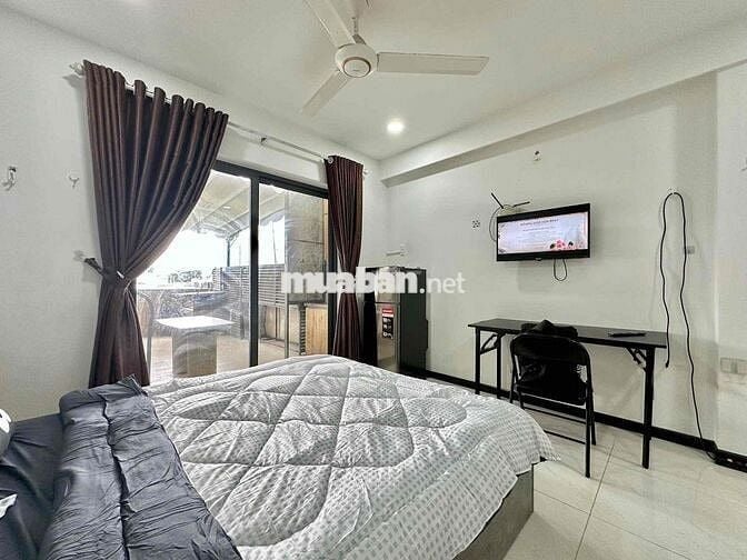 Cho Thuê Căn Hộ 1 Phòng Ngủ Bancol Tách Bếp Tiện Di Chuyển Các Trường