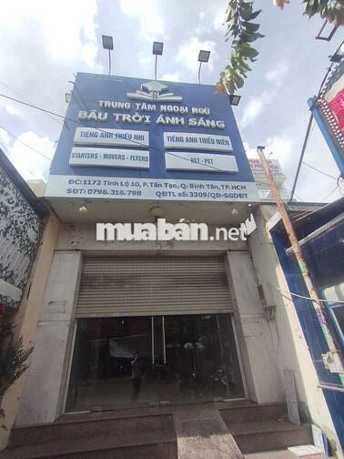 nguyên căn 1 trệt 3 lầu 1 sân thượng mặt tiền tỉnh lộ 10 có thang máy