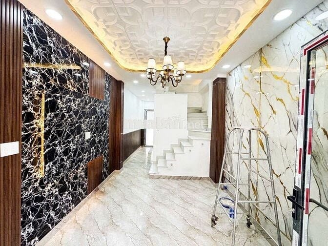 Nhà phố 1 lầu mới hoàn thiện mặt tiền hẻm 3m Trần Văn Khánh Quận 7 –