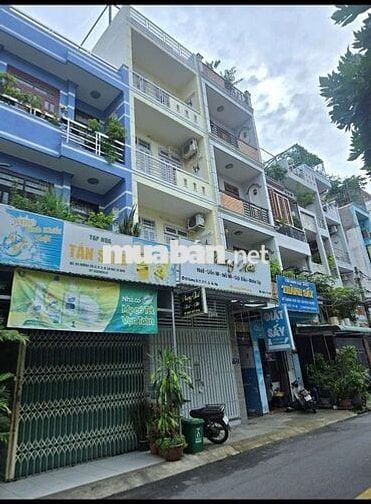BÁN NHÀ MẶT TIỀN 4 TẦNG, 60M2 KHU PHÂN LÔ HẠNH THÔNG TÂY, GÒ VẤP. 9TỈ