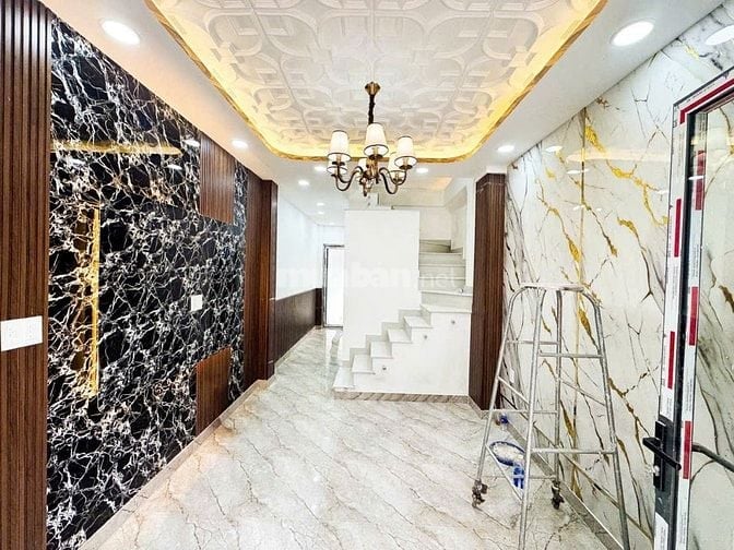 Nhà phố 1 lầu mới hoàn thiện mặt tiền hẻm 3m Trần Văn Khánh Quận 7 –