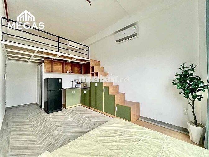 Phòng trọ 30m2 Ngay Phan Văn Trị ban công full nội thất