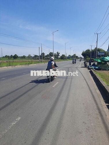 Bán 100 công Mặt Tiền ql91b -DT: 200x500m có 450m2 thổ có bán lẻ