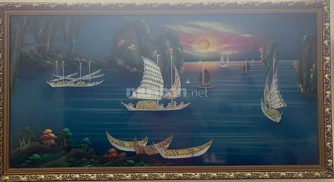 Bán tranh sơn mài 70x130cm. Giá 1.200.000
